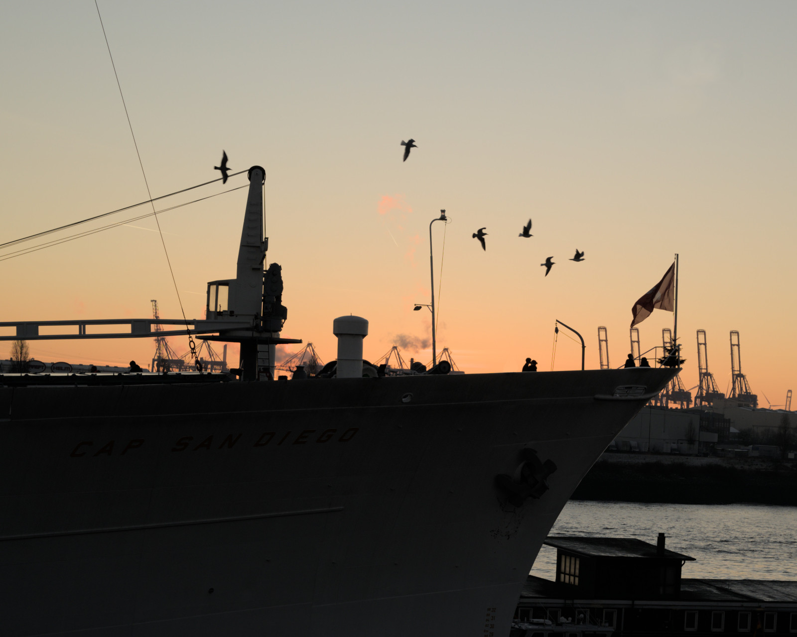 A winter day at the harbor