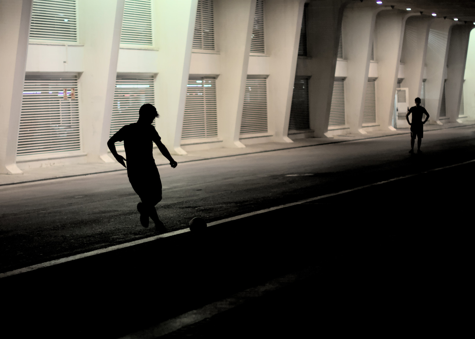 Kicking around on a piece of ground in your hometown